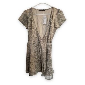 NWT- Abercrombie & Fitch Snake print dress